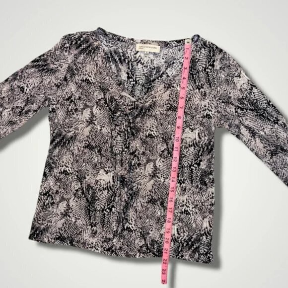 5 Piece Bundle of Purple Tops and Fringe Scarf Vintage Mix - Picture 9 of 15